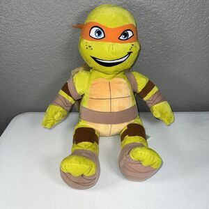 Build A Bear Teenage Mutant Ninja Turtle Michelangelo Stuffed Animal Plush 18”